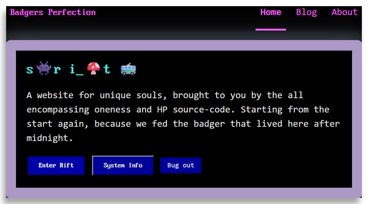 Badgers Perfection Screen shot